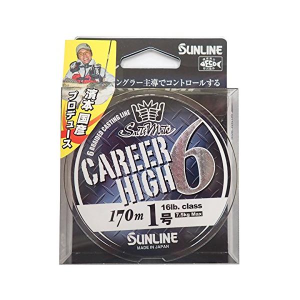 サンライン(SUNLINE) PEライン ソルティメイト キャリアハイ6 170m 1号 16lb(7.5kg) 6本 シャンパンゴールド