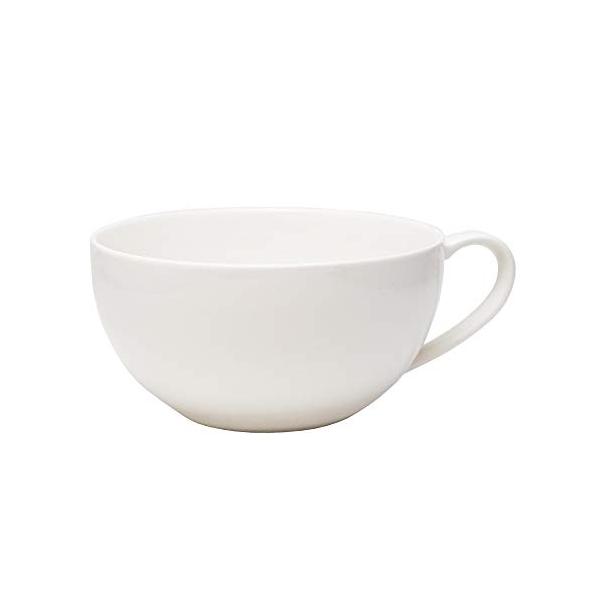 TAMAKI スープカップ フォルテモア ホワイト 直径12×高さ6.3cm 420ml 電子レンジ・食洗機・オーブン対応 軽量強化磁器 T-6