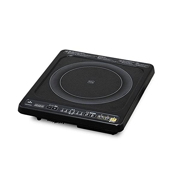 アイリスオーヤマ IHクッキングヒーター 卓上 1400W ビルトインタイプ コンロ ブラック IHCB112B