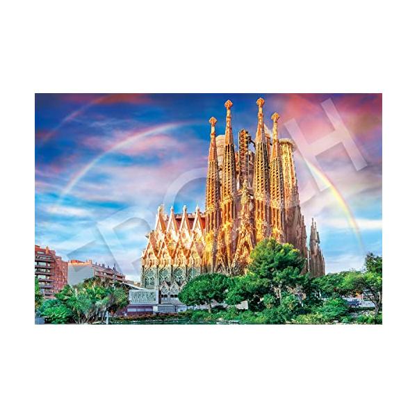 他サイト： エポック社 1000ピース ジグソーパズル 海外風景 世界遺産 サグラダ・ファミリア[スペイン] (50×75cm) 09-031s のり付きの商品画像