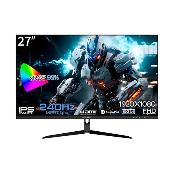 japannext 240hz ips ゲーミングモニター　fps JAPANNEXT 27インチ IPSパネル搭載 WQHD(2560x1440)解像度 240Hz