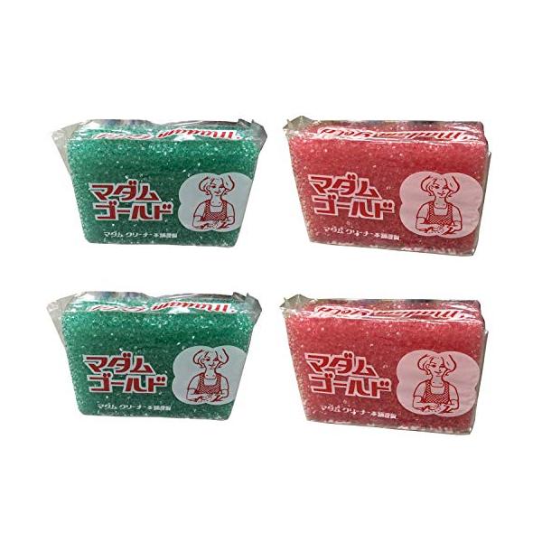 グリーン、レッドの2種類/10.5×15×8cm/504893・パッケージ個数:1・驚くほどへたらず、水切れも抜群台所スポンジのロングセラー商品です。・本体サイズ（1個あたり）：10.5×7.5×4cm・耐熱温度：約60度・日本製・本体重量...