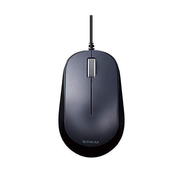 他サイト： エレコム マウス 有線 Mサイズ 3ボタン BlueLED EPRIM ブラック M-Y8UBXBKの商品画像