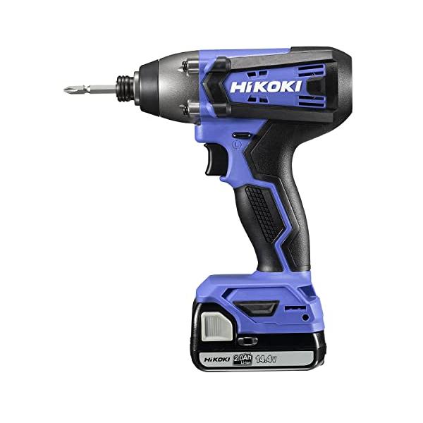 他サイト： HiKOKI(ハイコーキ) 14.4V インパクトドライバー FWH14DF 2.0Ahバッテリー1個・充電器・ケース付 FWH14DF(BG)の商品画像