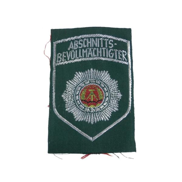 MILITARY 東ドイツ警察 ワッペン Abschnitts bevollm chtigter