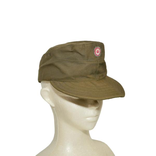 オーストリア軍 フィールドキャップ ノンリップ ※茶系OD 中古可 54cm
