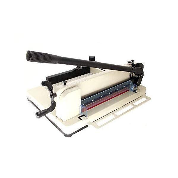 【新品刃】HFS(R) ペーパーカッター (A4) 大型裁断機 400枚まで HFS(R) ペーパーカッター (A4 ホワイト) 大型裁断機 400枚まで
