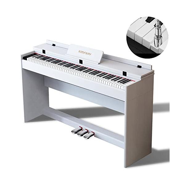 人気満点 電子ピアノ 88鍵盤 ハンマーアクション 引き出しピアノ