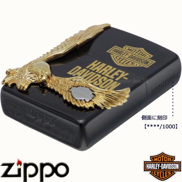 新品　ハーレーダビッドソン ジッポー zippo ブラックイオン　ゴールドメッキ zippo ジッポーライター ハーレーダビッドソン ブラックイオン＋