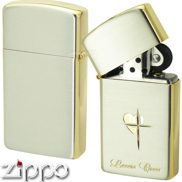 ZIPPO ジッポー Lovers Cross スリム ラバーズ クロス ハート【送料