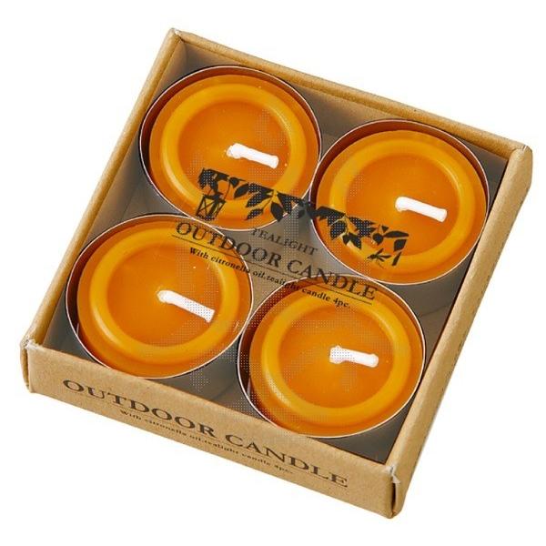 虫よけキャンドル シトロネラ キャンドル ティーライト ４個入り 虫除けロウソク Ba859 05 00 雑貨ライトハウス 通販 Yahoo ショッピング