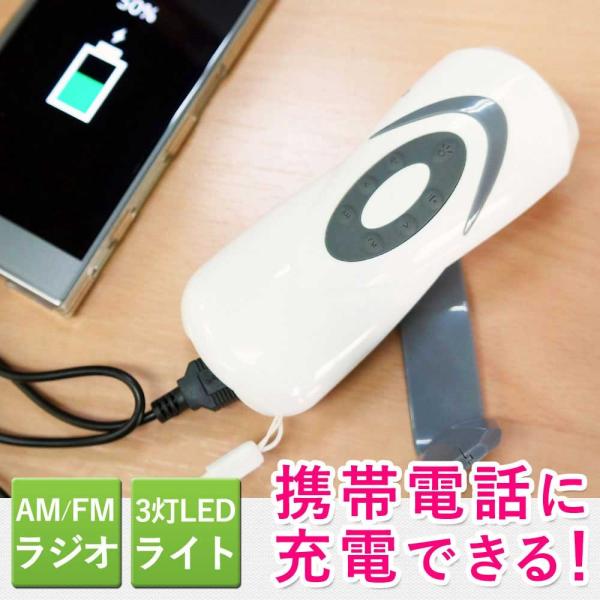 天使の器と手回し充電ラジオ 商品情報_手回し充電ラジオ | 山善の商品