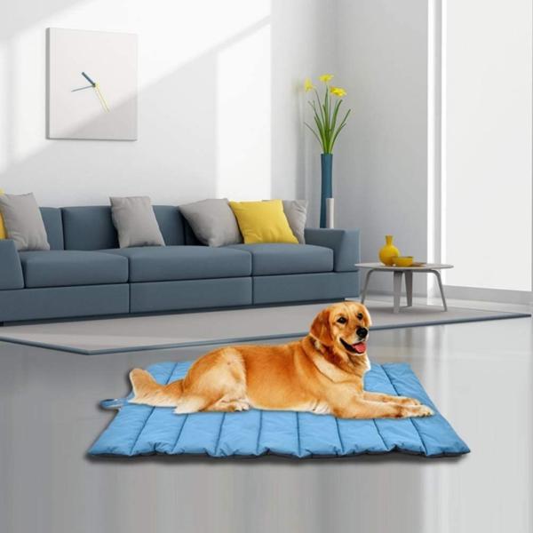 Winomo ペットマット クッション アウトレットセール 特集 ペットベッド 犬 猫 寝床 アウトドア用 洗える 年中使え おしゃれ 噛み耐え 収納バッグ付き 防水