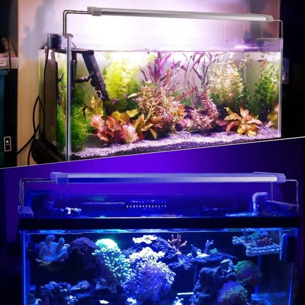 アクアリウム ライト Volador 水槽用 Led 照明 50 70cm 魚ライト 90連 4色白 赤 青 緑 観賞魚 熱帯魚 水草育成 Fcekano Edu Ng