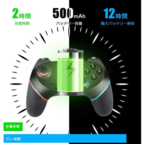 Diester Nintendo Switch コントローラー Joy Con の代用品 ジャイロ 振動 グリップ付き ジャイロ機能 ワイヤ Antoniodomingo Es