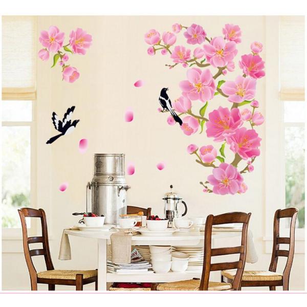 ウォールステッカー壁紙 シール 新着 新品ウォールステッカー 防水賃貸部屋ok インテリア カササギと綺麗な花 装飾 Buyee Buyee Japanese Proxy Service Buy From Japan Bot Online