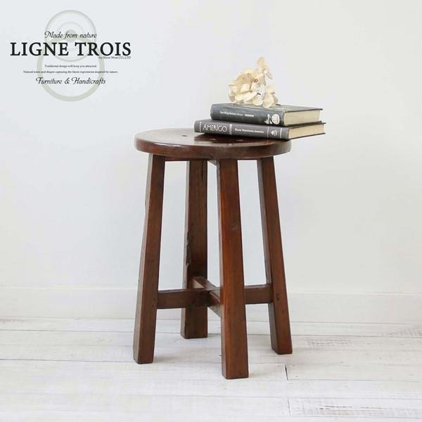 フランスアンティーク ペイントスツール アンティークチェア 台