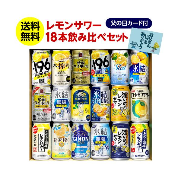 父の日 父の日カード付 ギフト プレゼント レモンサワー 350ml