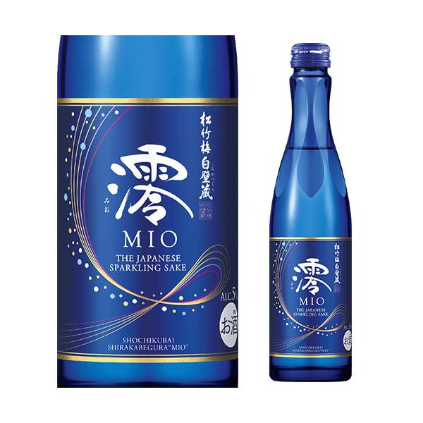 日本酒 松竹梅 白壁蔵 澪 MIO みお スパークリング清酒 300ml瓶 日本酒 宝酒造 発泡性 長S