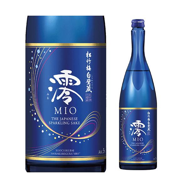 他サイト： 【最大1500円OFFクーポン】日本酒 松竹梅 白壁蔵 澪 MIO みお スパークリング清酒 750ml瓶 日本酒 宝酒造 発泡性 長Sの商品画像