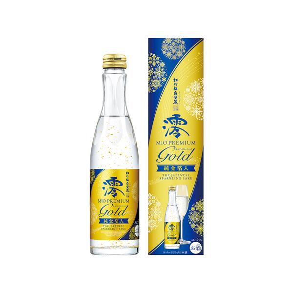 日本酒 松竹梅 白壁蔵 澪 -MIO- みお PREMIUM〈GOLD〉純金箔入 300ml
