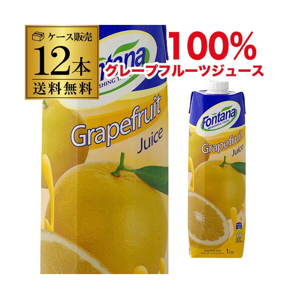グレープフルーツジュース 業務用｜KEY グレープフルーツジュース テトラブリック （1000ml） 6本