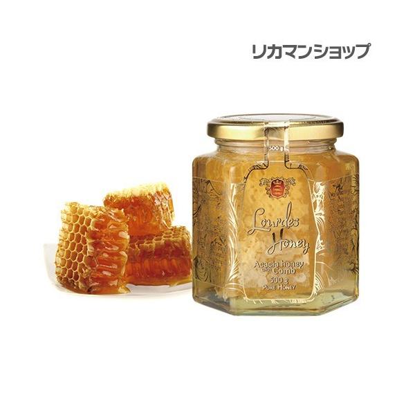 アカシアハニー 巣蜜入り 純粋はちみつ 500g 瓶 賞味期限 21 04 16 ローデスハニー コムハニー ハンガリー 巣蜜 ミツバチの巣 ちみつ 長s リカマンpaypayモール店 通販 Paypayモール