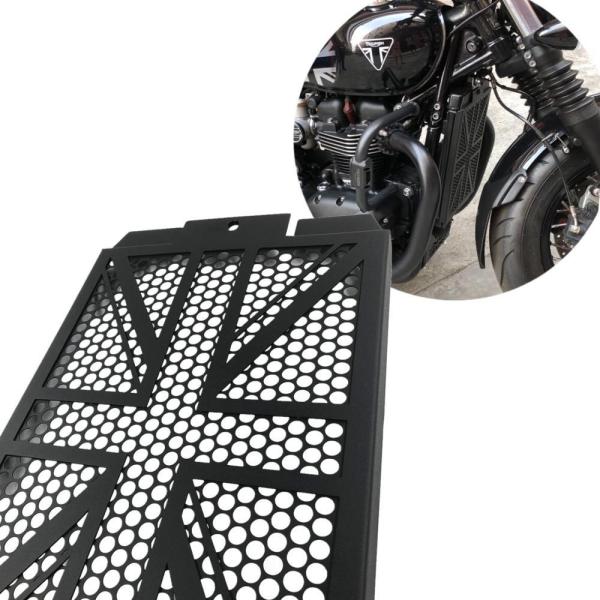 トライアンフ ラジエーターガード ワイド ユニオンジャック ボンネビル T120 T100 ストリートツイン スピードマスター スピードツイン ボバー スラクス