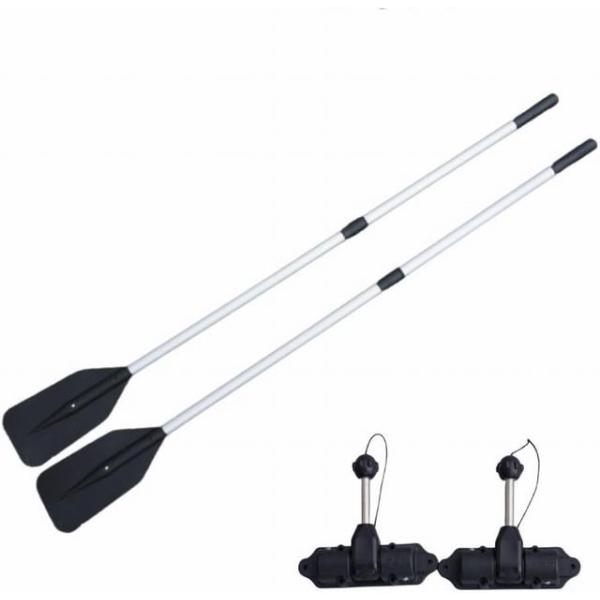 商品内容 ：高硬度樹脂クラッチ×２アルミ合金製分割オール×２ ※クラッチを船体に固定する用のボルトナット類は付属しておりません。お手持ちの船体に合ったものをホームセンター等でご用意ください。サイズ：掲載写真をご参照ください。は個人測定ですの...