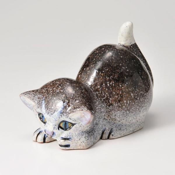 ヴィンテージオブジェ 猫「しっぽぴん！」 19cm 1960年代 Thomas