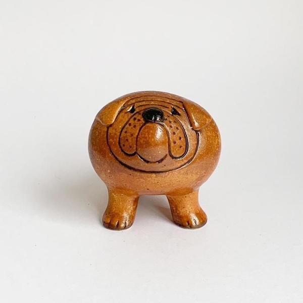リサ・ラーソン ヴィンテージ ブルドッグ 陶器 オブジェ ヴィンテージオブジェ Lisa Larson BULLDOG（ブルドッグ） リサ