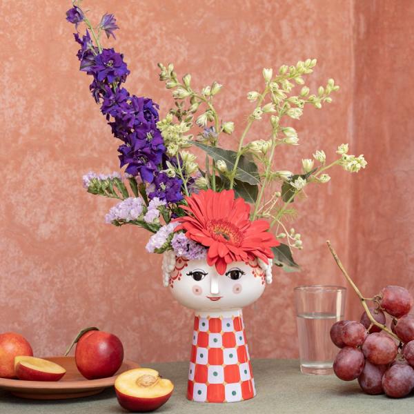 Bjorn Wiinblad｜Eva エヴァ フラワーベース フラワーベース EVA (エヴァ) クリスマスレッド BJORN WIINBLAD