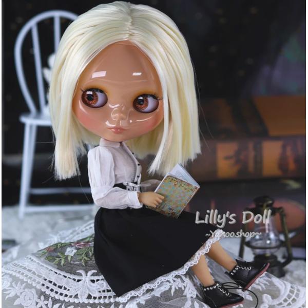 『専用ページ 』カスタムアイシードール★キンバリーちゃん★☆ジョアン~ちゃん☆ アイシードール ショート ストレート タンスキン 可動ボディ 1/6ドール