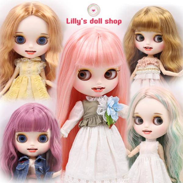 モンストドール　ミニリボンストラップ　ピンク　ブライス　アイシードール　リカ モンストドール ミニリボンストラップ ピンク ブライス アイシー