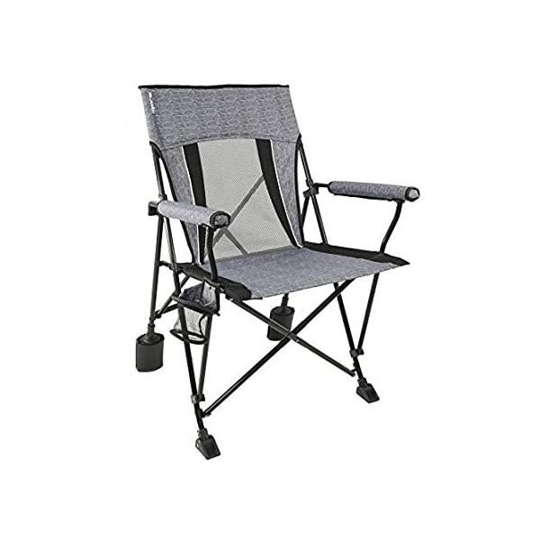Kijaro Rok-it Camping Chair, Hallett Peak Gray ,Large