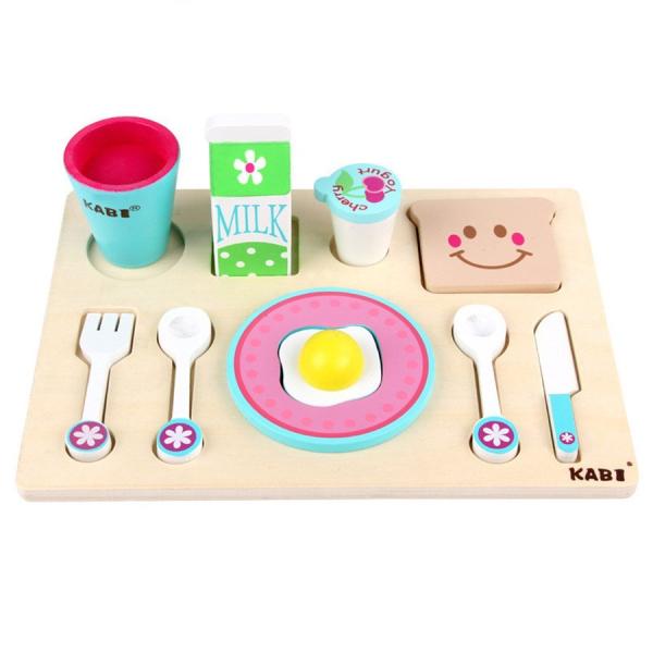 おままごと キッチンセット 朝食玩具セット 朝食おもちゃ 木製 おもちゃ 子供 女の子 男の子 ロールプレイゲーム 入園祝い 誕生日 プレゼント