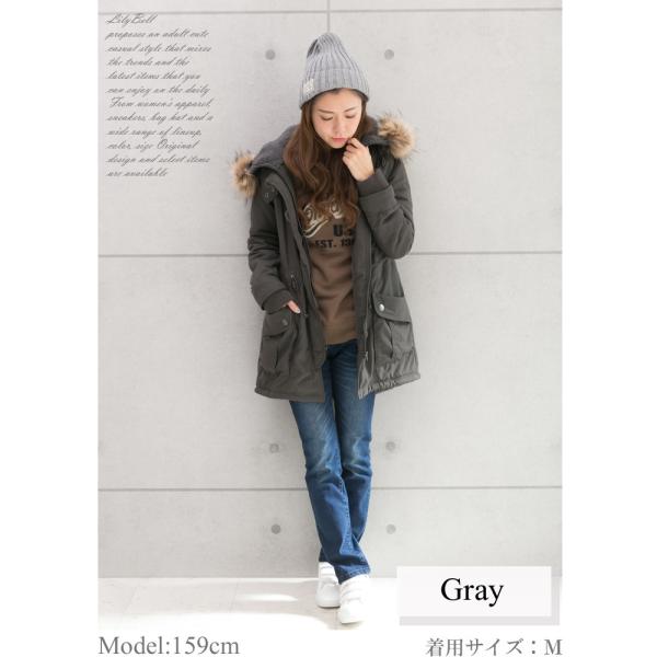 モッズコート レディース 裏ボア フリース ファー付き フード 中綿 ロング ミリタリー コート 防寒着 大きいサイズ 秋 冬 30代 40代 カーキ グレー 紺 Buyee Buyee Japanese Proxy Service Buy From Japan Bot Online
