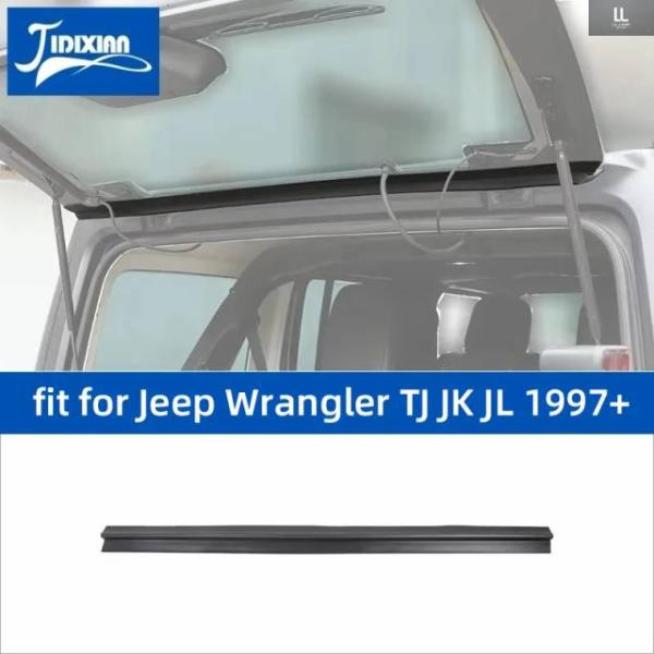 並行輸入品 ジープ ラングラー TJ/JK/JL 1997-2026 テールゲート ドア エッジ フロントガラス ダイバージョン フルーム用カー テールゲート ガラス レイン ガイ