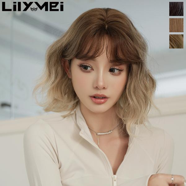 おとなの内巻き ショートボブ ショート 耐熱 抜け感 レイヤー入り 美ライン ウィッグ Fs80 Lilymei 通販 Yahoo ショッピング