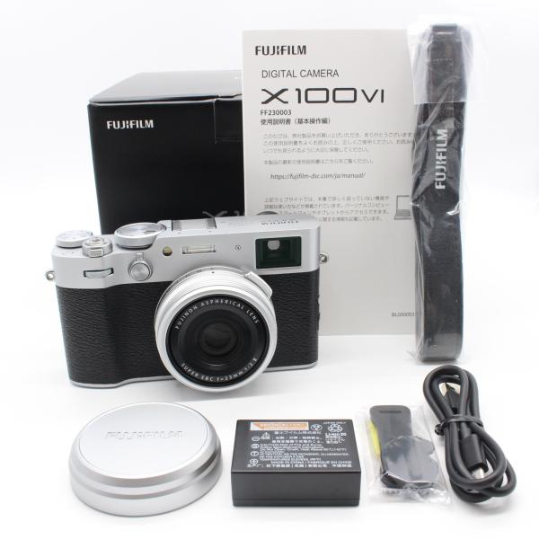 FUJIFILM X100VI　シルバー　シャッター数3200回　富士フイルム Amazon | Fujifilm X100VI デジタルカメラ-シルバー
