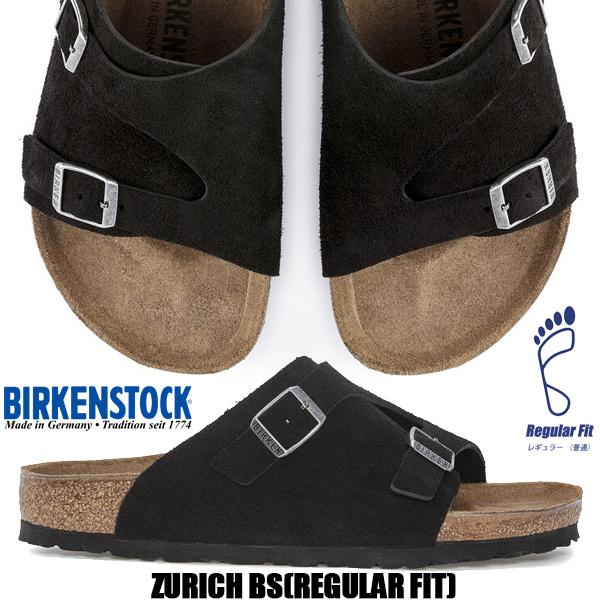 BIRKENSTOCK ZÜRICH BS ブラック 43 1025045 BIRKENSTOCK（ビルケンシュトック） BIRKENSTOCK ZURICH BS (REGULAR