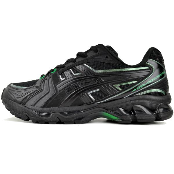 靴 asics GEL-KAYANO 14 ASICS（アシックス） asics GEL-KAYANO 14 8ON8 BLACK/GREEN 1201b024