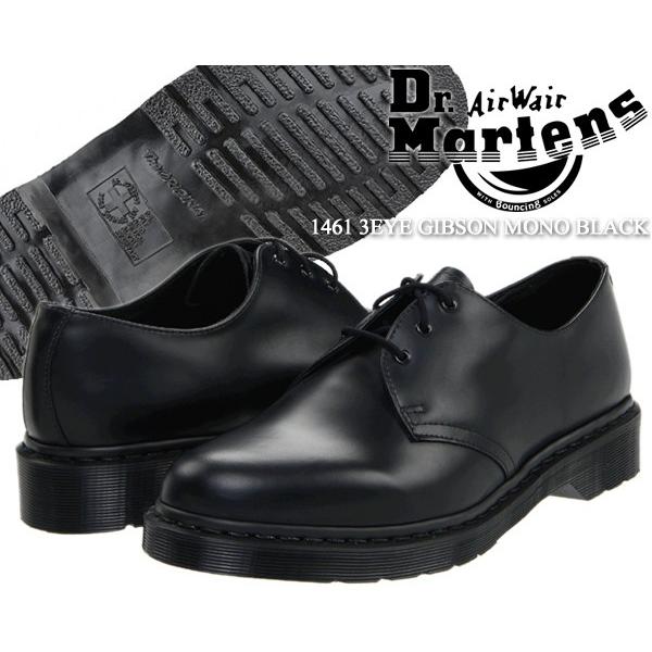 Dr. Martens 1461 3ホール GIBSON MONO BLACK 14345001-00.jpg