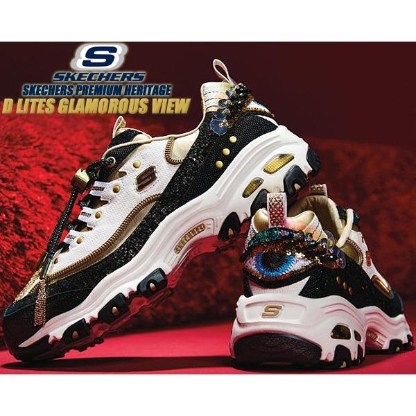 SKECHERS PREMIUM HERITAGE D LITES GLAMOROUS VIEW BLACK GOLD 149245 bkgd 149245 bkgd LIMITED EDT Yahoo
