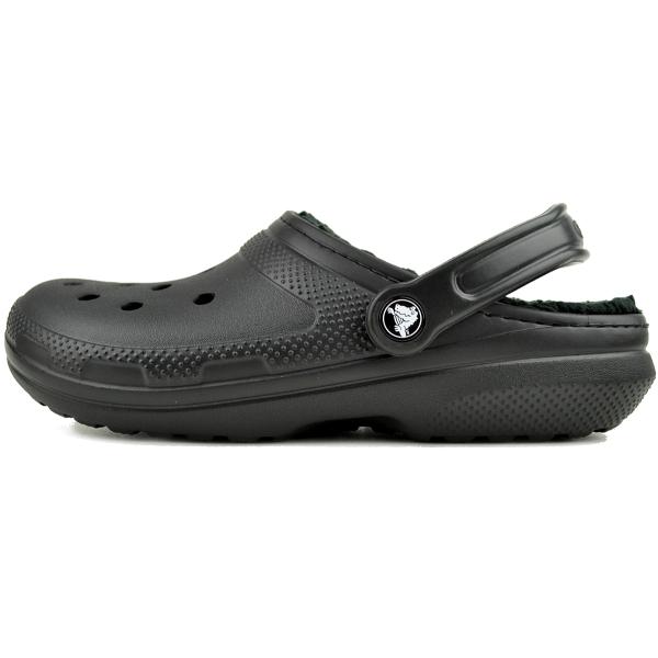 crocs（クロックス） crocs CLASSIC LINED CLOG BLACK/BLACK 203591