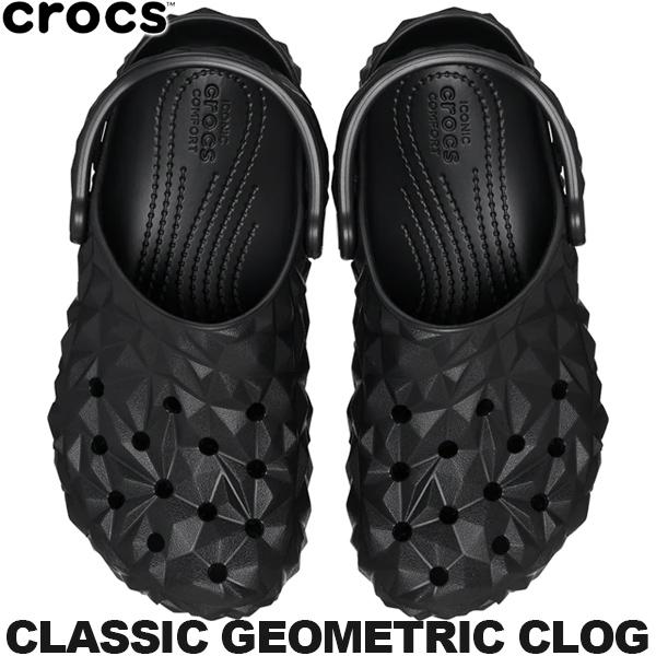 crocs（クロックス） crocs CLASSIC GEOMETRIC CLOG BLACK 209563-001
