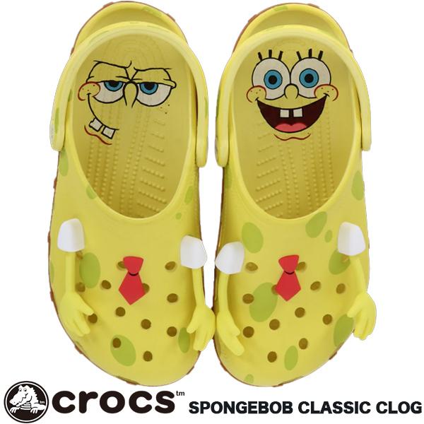 狗井 crocs SPONGEBOB CLASSIC CLOG BANANA 209824-7hd クロックス