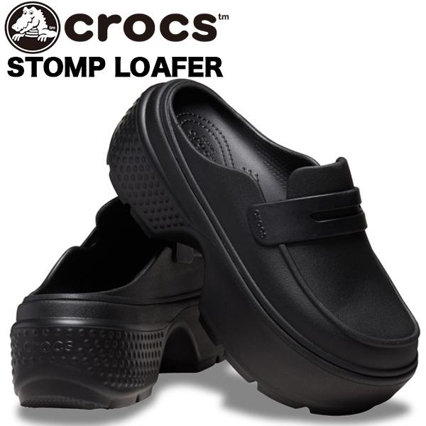 crocs（クロックス） crocs STOMP LOAFER BLACK/BLACK 209937-060 