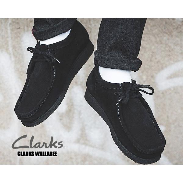 Clarks（クラークス） CLARKS WALLABEE LO BOOT BLACK SUEDE 26133279