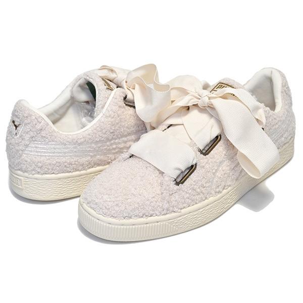 PUMA（プーマ） PUMA BASKET HEART TEDDY WMNS whisper white-whisper 